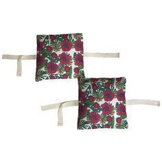 Набор бортиков в детскую кроватку "Тропические цветы" 8 шт. Marengo Textile
