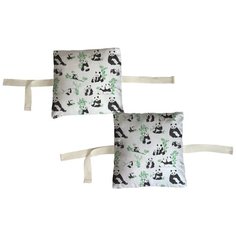 Набор бортиков в детскую кроватку "Панды" 8 шт. Marengo Textile