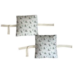Набор бортиков в детскую кроватку "Зебры" 8 шт. Marengo Textile