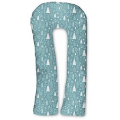 Анатомическая подушка "Голубые елки" Marengo Textile