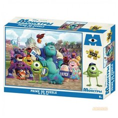 Пазл Prime 3D Super 3D Монстры (10465), 500 дет.