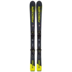 Горные лыжи детские Fischer RС4 Race JR. (70-120) с креплениями FJ4 AC SLR FISCHER Х Decathlon 120 см