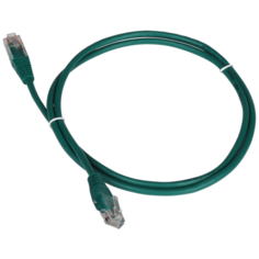 Патч-корд TWT TWT-45-45 RJ-45 (m) - RJ-45 (m) CAT5e U/UTP, 1 шт., зеленый, 3 м
