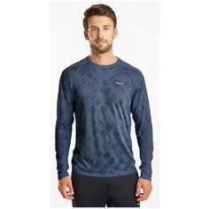 Футболка Saucony Ramble Long Sleeve размер XL, mood indigo