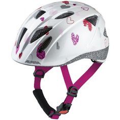Велошлем Alpina 2021 Ximo White Hearts Gloss (См:49-54)