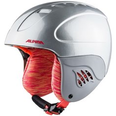 Зимний Шлем Alpina 2020-21 Carat Silver/Flam. (См:51-55)