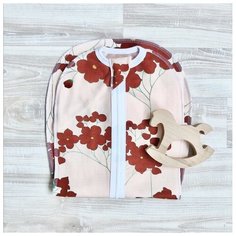 Многоразовые пеленки Mjolk Цветы 61479 3-6 кг розовый