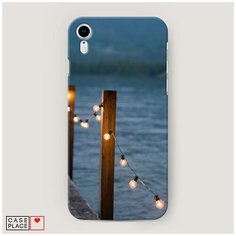 Чехол Пластиковый iPhone XR (10R) Гирлянды на причале Case Place