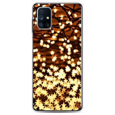 Чехол Силиконовый Samsung Galaxy M31s Новогодняя гирлянда Case Place