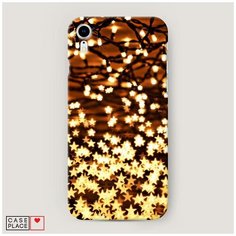 Чехол Пластиковый iPhone XR (10R) Новогодняя гирлянда Case Place