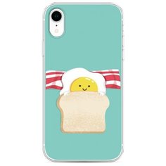 Силиконовый чехол "Съедобная кровать" на Apple iPhone XR / Айфон XR Case Place