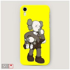 Чехол Пластиковый iPhone XR (10R) Кукла KAWS Case Place