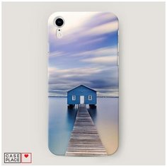 Чехол Пластиковый iPhone XR (10R) Домик на воде Case Place