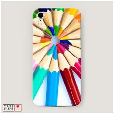Чехол Пластиковый iPhone XR (10R) Цветные карандаши Case Place