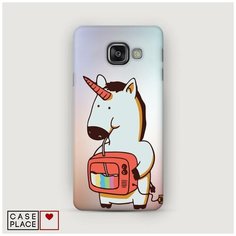 Чехол Пластиковый Samsung Galaxy A5 2016 Единорог и телевизор Case Place