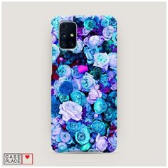 Чехол Пластиковый Samsung Galaxy M31s Цветочный ковер Case Place