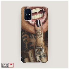 Чехол Пластиковый Samsung Galaxy M31s Девушка с татуировками Case Place