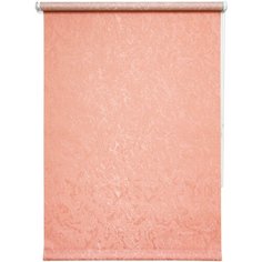 7647. Рулонная штора 100х175 Фрост лососевый Уют