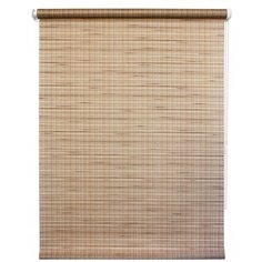 7712. Рулонная штора 060х175 Рига коричневый Уют