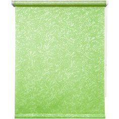 7648. Рулонная штора 100х175 Фрост оливковый Уют