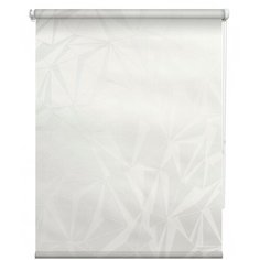 8506. Рулонная штора 100х175 Грани белый Уют