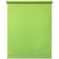8004. Рулонная штора 080х175 Шантунг салатовый Уют