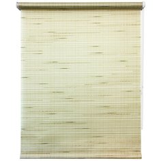 7714. Рулонная штора 090х175 Рига зеленый Уют