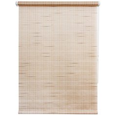 7711. Рулонная штора 100х175 Рига бежевый Уют
