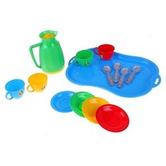 ТехноК Набор посуды «Маринка», 14 предметов