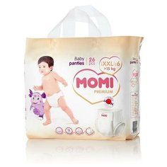 MOMI Подгузники-трусики MOMI Premium XXL (от 15 кг), 26 шт