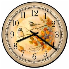 SvS Настенные часы SvS 4001031 Classic Птички на ветке СВС