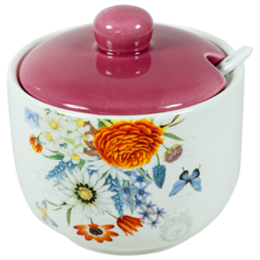 Банка для хранения 520 мл с ложкой Краски лета Rettal