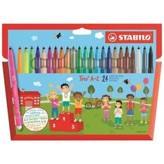 Фломастеры Stabilo 24 цвета 1 шт.