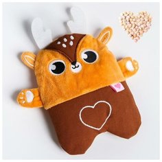 Крошка Я Развивающая игрушка - грелка с вишнёвыми косточками «Оленёнок»