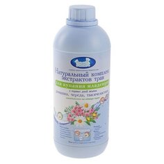 Наша Мама Натуральный комплекс экстрактов трав для купания малышей "Ромашка, Череда, Тысячелист.", 1000 мл