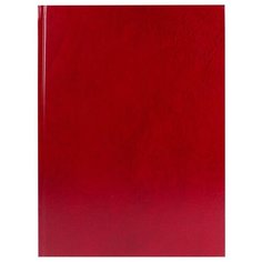 Ежедневник недатированный Проф-пресс бумвинил А4 136 листов бордовый (290х208 мм) 1 шт.