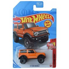Hot Wheels Базовая машинка 21 Ford Bronco, оранжевая