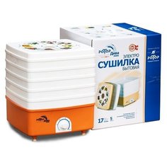Сушилка для овощей и фруктов Ротор-Дива-Люкс СШ-010 5 поддонов, цветная упак., квадратная