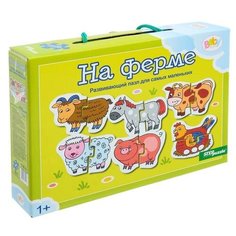 Степ Пазл Напольный пазл-мозаика «На ферме» (Baby Step) (малые)