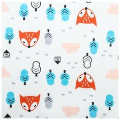 Крошка Я Пеленка на непромокаемой основе, "Лисички", 70*90 см