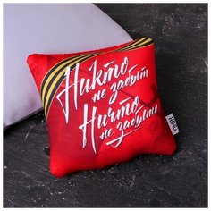 Mni mnu Подушка-антистресс «Никто не забыт!» 22х22 см