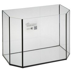 Пижон Аквариум панорамный без крышки, 30 литров, 46 х 20 х 33 см