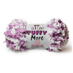 Пряжа Alize Puffy More (Пуффи Море) арт.6283 100% микрополиэстер 150г 11,5м 2шт