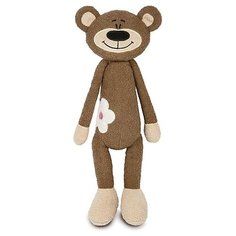MaxiToys Мягкая игрушка «Медвежонок с цветочком», 33 см
