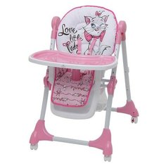 Polini Стульчик для кормления Polini kids Disney baby 470 «Кошка Мари», цвет розовый