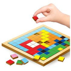 Лесная мастерская Мозаика пикселями «Транспорт»