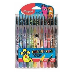 Набор для рисования Maped Color Peps Monster 27 предметов (12 фломастеров, 15 цветных карандашей)