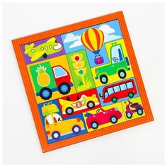 Лесная мастерская Головоломка. Тетрис для малышей «Машинки»