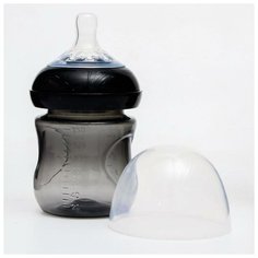Крошка Я Бутылочка для кормления, 150 мл., от 0 мес., широкое горло, цвет черный