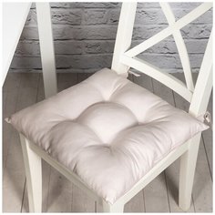 Подушка на стул на завязках Туманный Альбион тефлон/ 40х40 см/ хлопок с водоотталкивающей пропиткой/ 205-Z207/T Altali